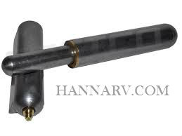 Hinge Pin and Nipple FSP200GF Weld-On Hinge with Grease Fitting - .906 Diameter - 7.87 Inches Long
